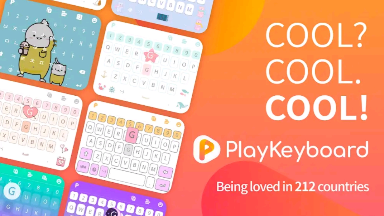 Make conversation enjoyable! Meet the keyboard with LiveTheme and pretty design.