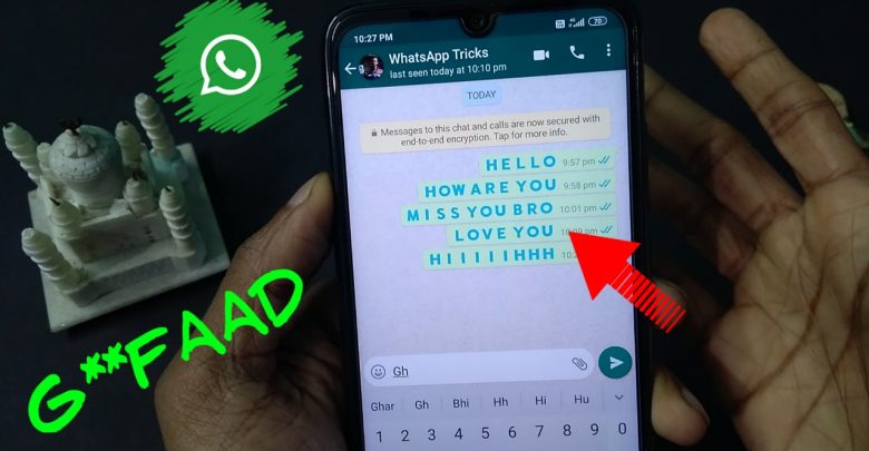 How To Type in Blue Colour in WhatsApp 2020 ! Latest WhatsApp Hidden Features HINDI