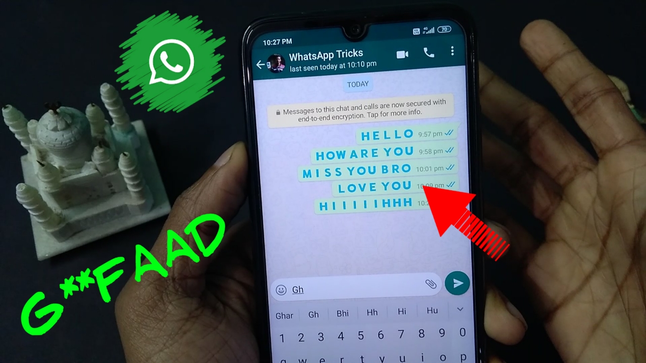 How To Type in Blue Colour in WhatsApp 2020 ! Latest WhatsApp Hidden Features HINDI