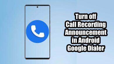Photo of Turn off Call Recording Announcement in Android Google Dialer